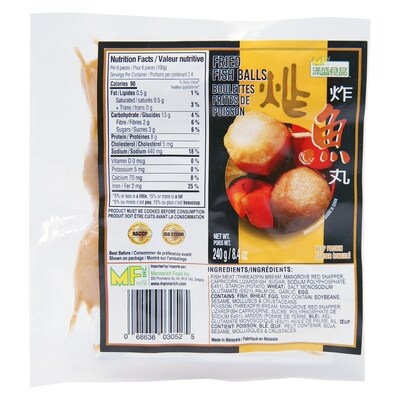 Mannarich Fried Fish Balls 240 g, $2.08/100g