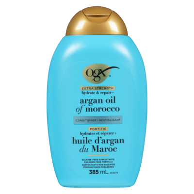Ogx Revitalisant à l’huile d’argan fortifié 385 ml, 2,34 $/100ml