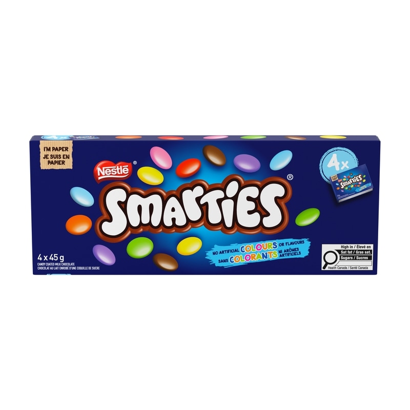 Nestlé Smarties Candy Coated Milk Chocolate Multipack - 180 g