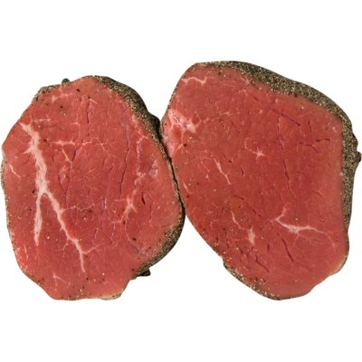 null Pepper Marinated Round Steak $30.84/1kg $13.99/1lb
