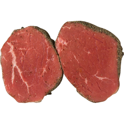 null Bifteck d’intérieur de ronde mariné au poivre 28,64 $/1kg 12,99 $/1lb