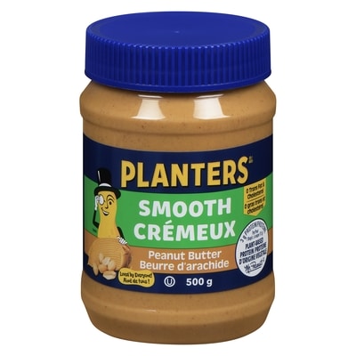 Planters Peanut Butter, Smooth 500 g, $1.10/100g