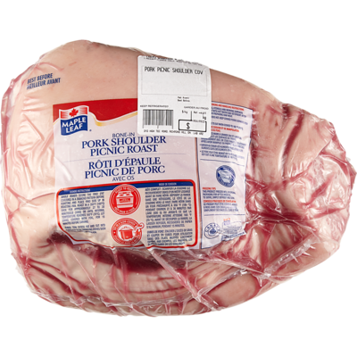 null Rôti d’épaule picnic de porc 8,36 $/1kg 3,79 $/1lb