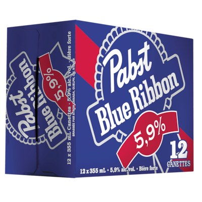 Pabst Blue Ribbon 5.9 12 Cans (ID required at pick-up) 12x355.0 ml, $0.48/100ml