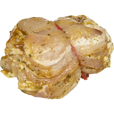 null Tournedos de poulet marinés bardés de bacon 150 g, 2,86 $/100g
