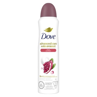 Dove Soin Avancé Antisudorifique en Vaporisateur à Sec Parfum Revivifiant 107 g, 9,34 $/100g