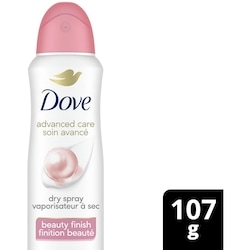 Dove Soin Avancé Antisudorifique en Vaporisateur à Sec finition beauté 107 g, 7,48 $/100g