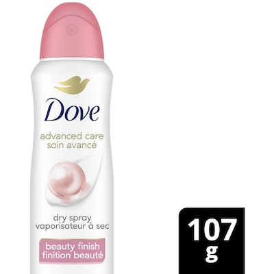 Dove Soin Avancé Antisudorifique en Vaporisateur à Sec finition beauté 107 g, 9,80 $/100g