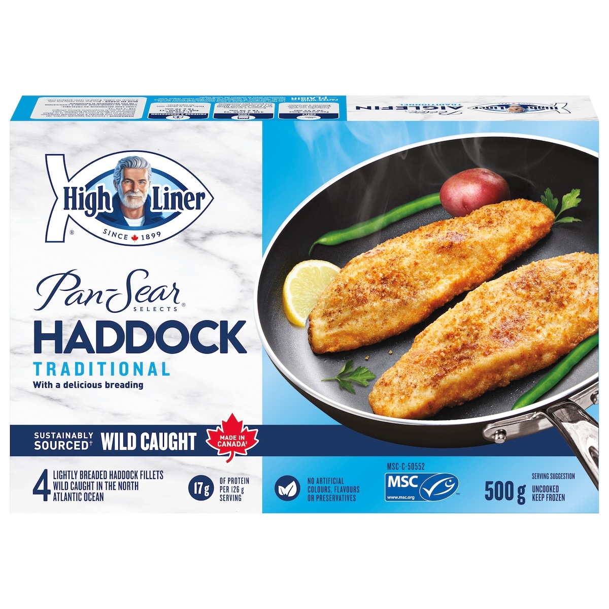Pan-Sear Selects Traditional Haddock Fillets