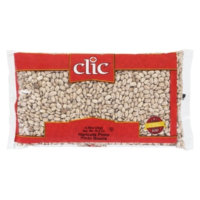 Clic Haricots pinto 2 kg, 0,38 $/100g