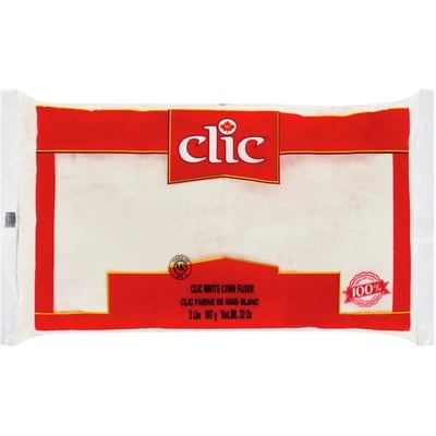 Clic White Corn Flour 907 g, $0.42/100g