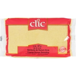 Clic Semoule de durum gros 907 g, 0,38 $/100g