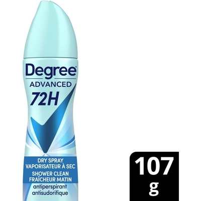 Degree MotionSense Dry Spray Antiperspirant Shower Clean 107 g, $7.00/100g
