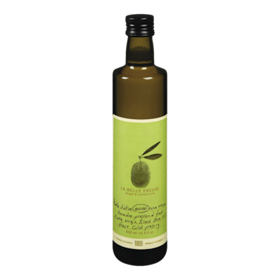 La Belle Excuse Black Extra Virgin Olive Oil 500 ml, $5.00/100ml