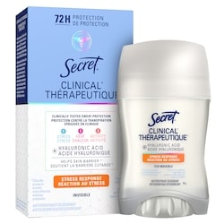 Secret Désodorisant invisible réaction au stress 45 g, 25,53 $/100g