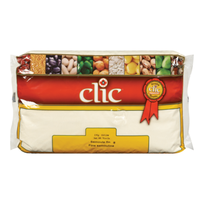 Clic Fine Wheat Semolina 2 kg, $0.35/100g