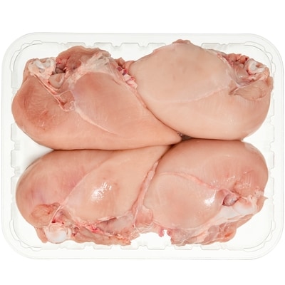 null Poitrines de poulet avec les os et sans peau 12,12 $/1kg 5,50 $/1lb