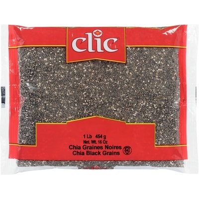 Clic Black Chia Grains 454 g, $1.65/100g