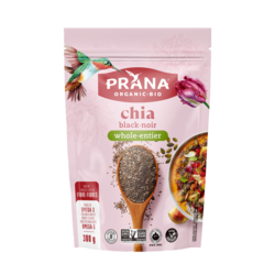 Prana Organic Whole Black Chia Seeds 300 g, $2.66/100g