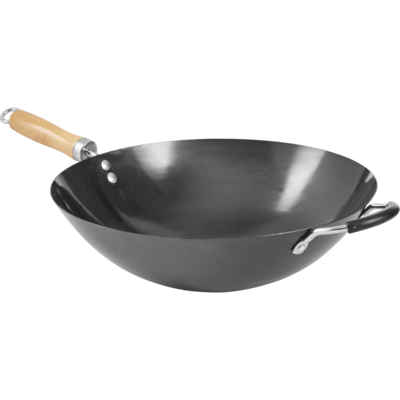 Magnum Wok avec poignée en bois 14 po 1 ea, 39,99 $/1ch