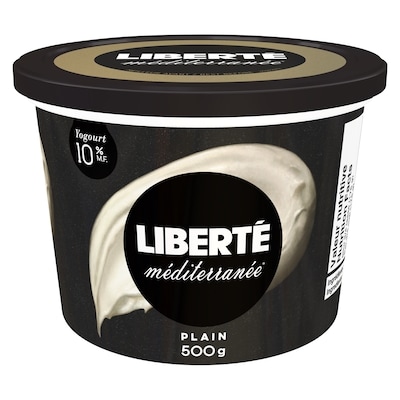 Liberte Méditerranée Plain 10% MF Yogurt Limited Edition 500 g, $1.06/100g