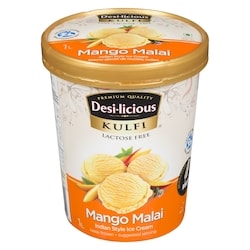 Desi-licious Ice Cream Mango Malai 1 l, $0.80/100ml