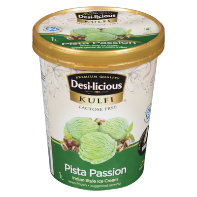 Desi-licious Ice Cream Pista Passion 1 l, $0.80/100ml