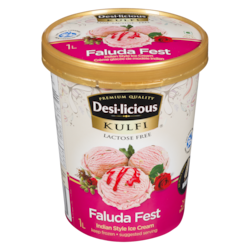 Desi-licious Ice Cream Faluda Fest 1 l, $0.75/100ml