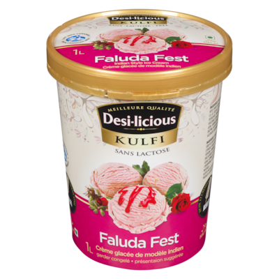 Desi-licious Desi Licious Kulfi, Faluda Fest 1 l, 0,75 $/100ml