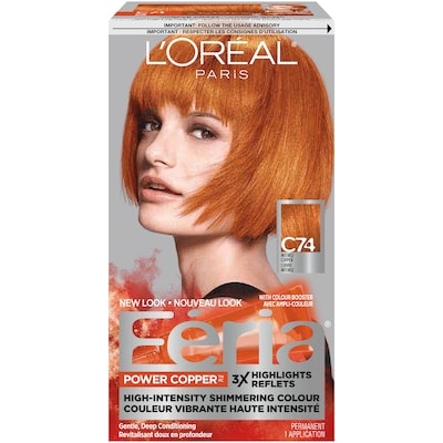 L’Oréal Colorant capillaire cuivre intense Couleur vibrante haute intensité 1 ea, 17,99 $/1ch