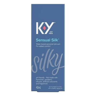 K-Y Sensual Silk Water-Based Personal Lubricant 40 ml, $36.23/100ml