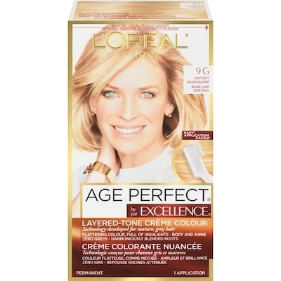 L'Oreal Paris Excellence Age Perfect, 9G Light Golden Blonde 1 ea, $13.00/1ea