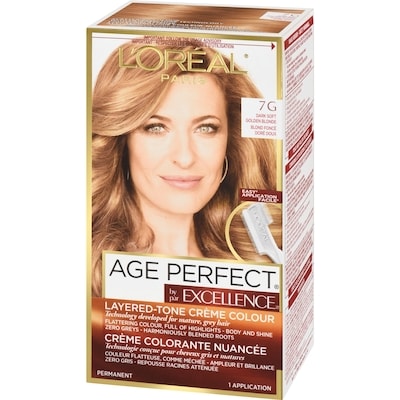 Colorant capillaire Excellence Age Perfect 7G blond foncé doré doux