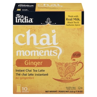 Tea India Chai Tea Latte Mix, Ginger 224 g, $2.90/100g