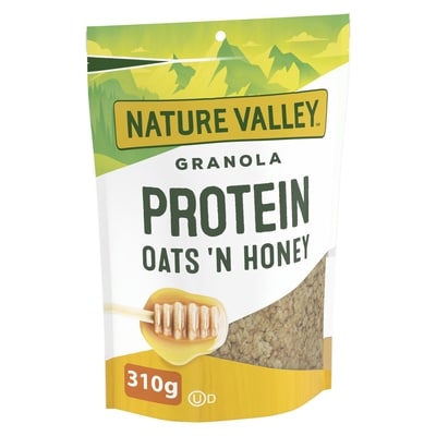 Nature Valley Protein Granola, Oats 'n Honey, Healthy Snack and Cereal 310 g, $1.93/100g