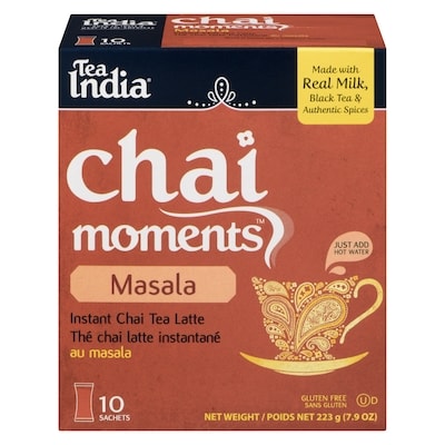 Tea India Chai Tea Latte Mix, Masala 224 g, $2.90/100g