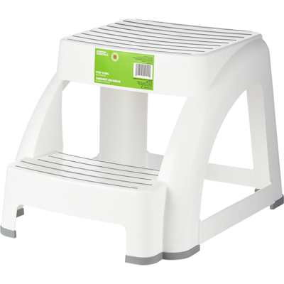 Everyday Essentials Step Stool, White 1 ea, $30.00/1ea