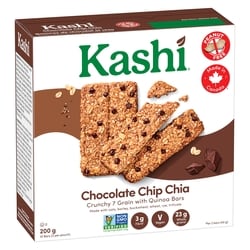 Kashi Crunchy 7 Grain With Quinoa Bars Chocolate Chip Chia, 200 g, 10 Crunchy Bars (2 Per Pouch) 200 g, $2.00/100g