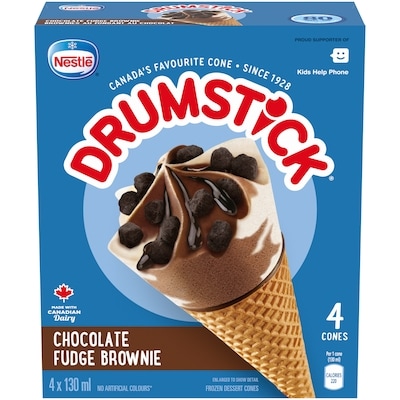 Nestlé Drumstick Cornets Brownies Au Fondant Au Chocolat 520 ml, 1,15 $/100ml