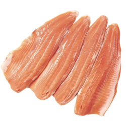 null Filets de truite Steelhead fraîche 24,25 $/1kg 11,00 $/1lb