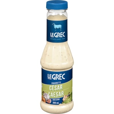 Le Grec Vinaigrette césar 350 ml, 1,37 $/100ml