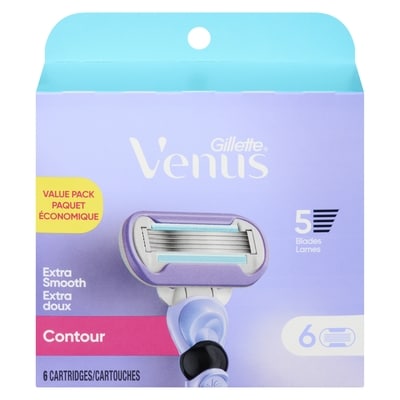 Gillette Deluxe Smooth Swirl Women's Razor Blade Refills, 6 Count 6 ea, $6.67/1ea