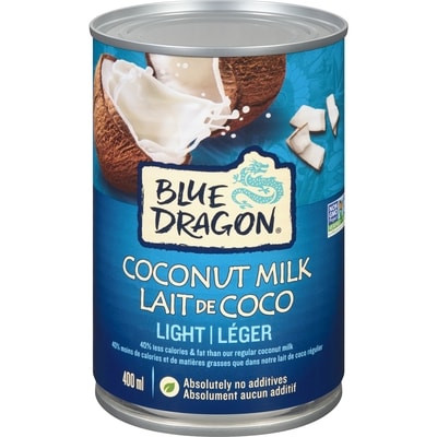 Blue Dragon Lait de Coco Léger 400 ml, 0,87 $/100ml