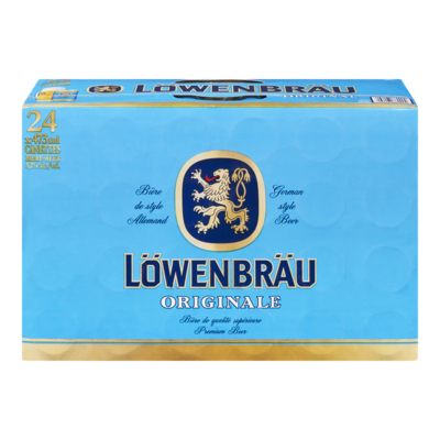 Lowenbrau Bière en canettes Original (Pièce d’identité requise au moment du ramassage) 473 ml, 0,54 $/100ml