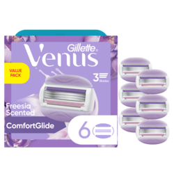 ComfortGlide Freesia Women's Razor Blades, 6 Razor Blade Refills