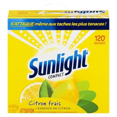 Sunlight Poudre Citron frais 4.42 kg, 0,47 $/100g