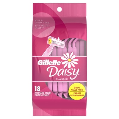 Gillette Daisy Classic Disposable Razors 18 ea, $0.92/1ea