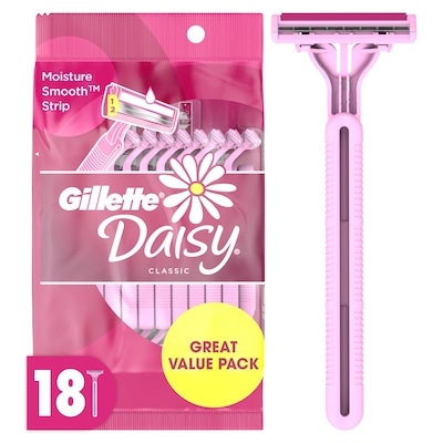 Gillette Daisy Classic Disposable Razors 18 ea, $0.94/1ea