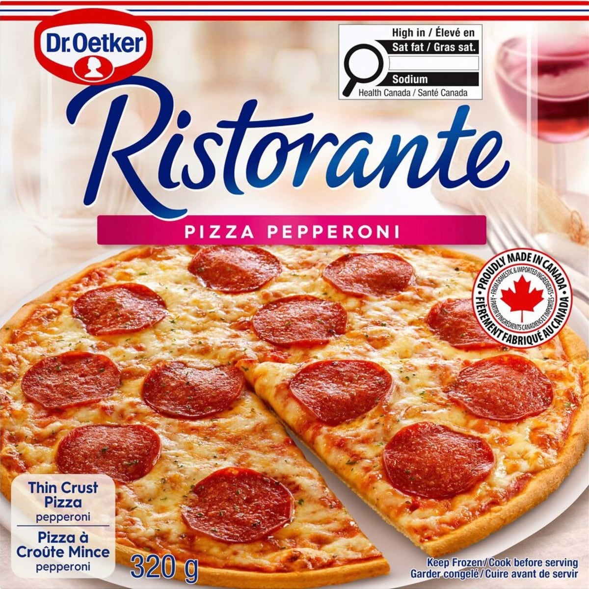 Dr. Oetker Ristorante Thin Crust Pepperoni Pizza