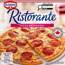 Dr Oetker Ristorante Thin Crust Pepperoni Pizza 320 g, $1.25/100g